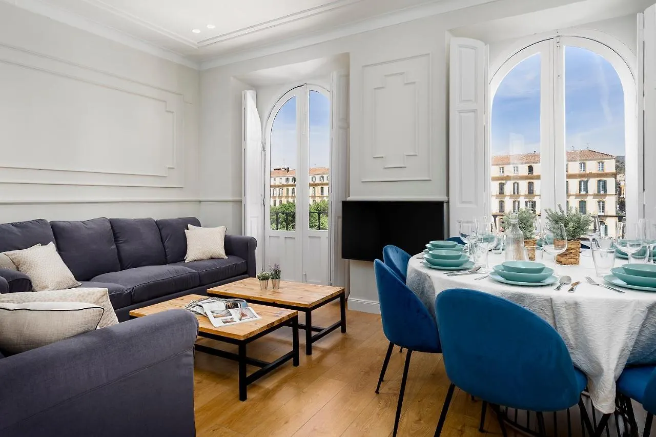 Apartamento Plaza De La Merced 4 Habitaciones 马拉加 0*,